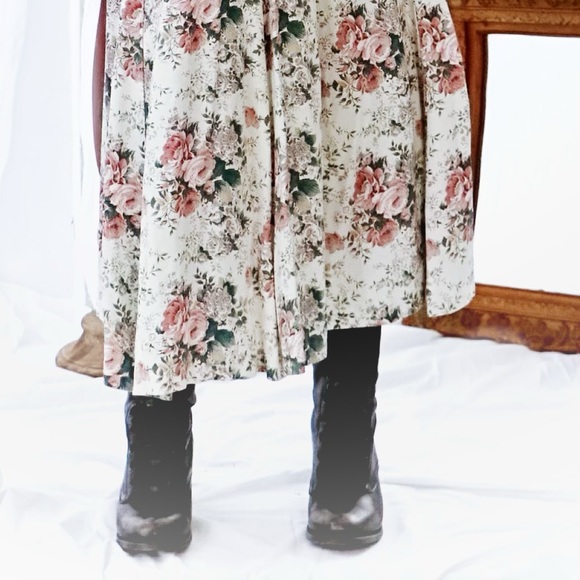 Hippie vintage floral jumper 80s culottes festival - Picture 8 of 8